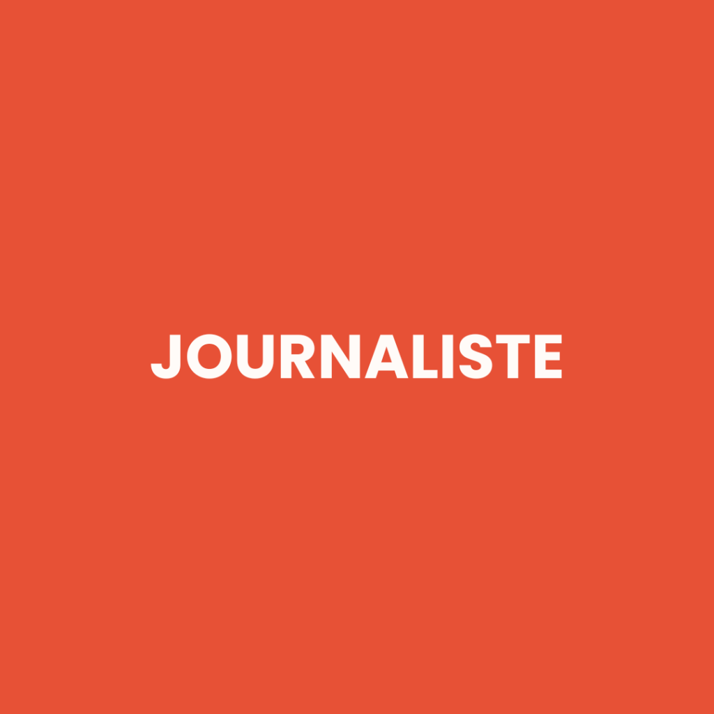 Journaliste