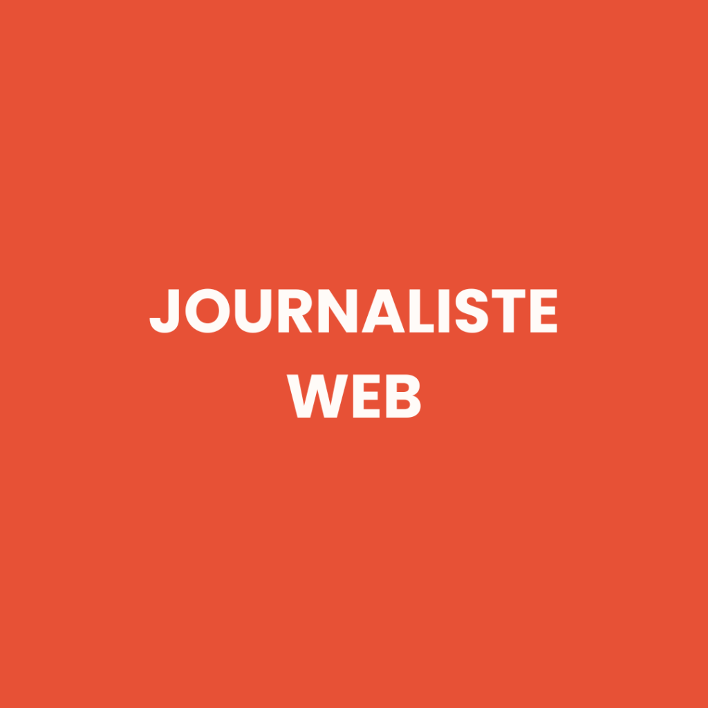 Journaliste Web