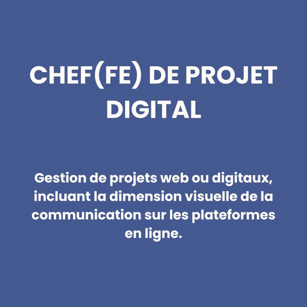 Chef(fe) de projet digital