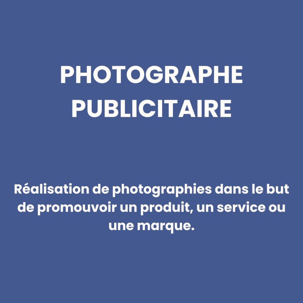 Photographe publicitaire