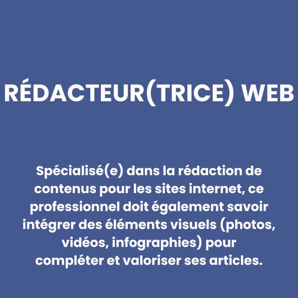 Rédacteur(trice) web