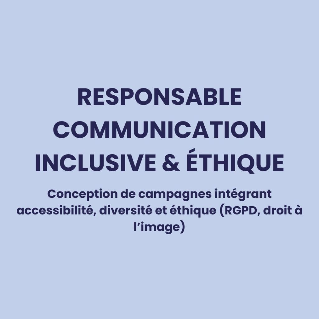 Responsable communication inclusive & éthique