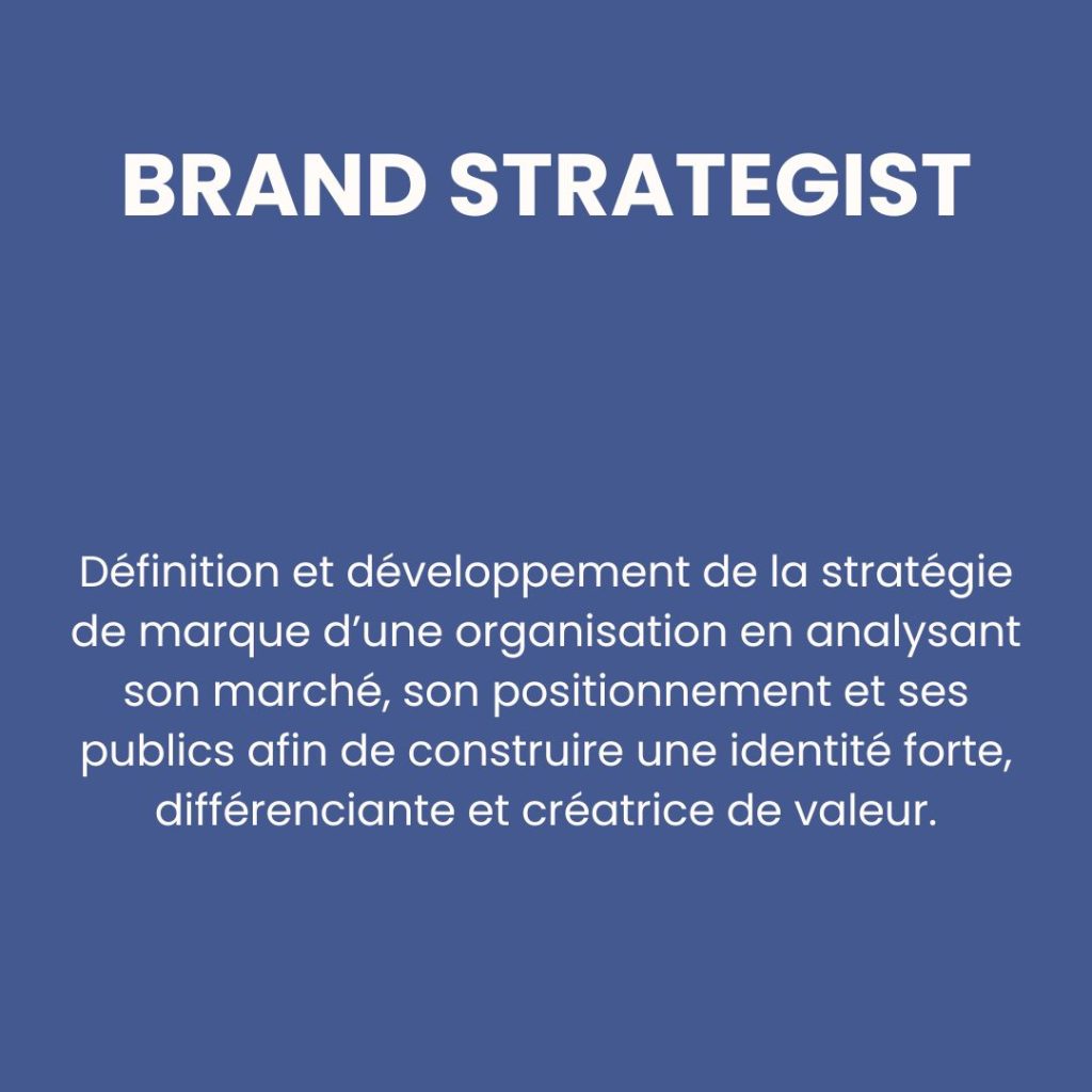 Brand strategist