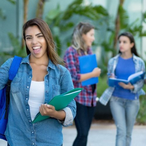 Un groupe d'étudiants heureux de réussir - Crédit : @123RF